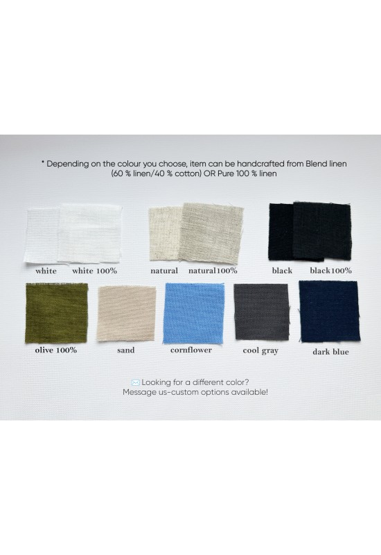 Drawstring Men's Linen Pants with Elastic Waist 