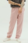 Drawstring Men's Linen Pants with Elastic Waist 