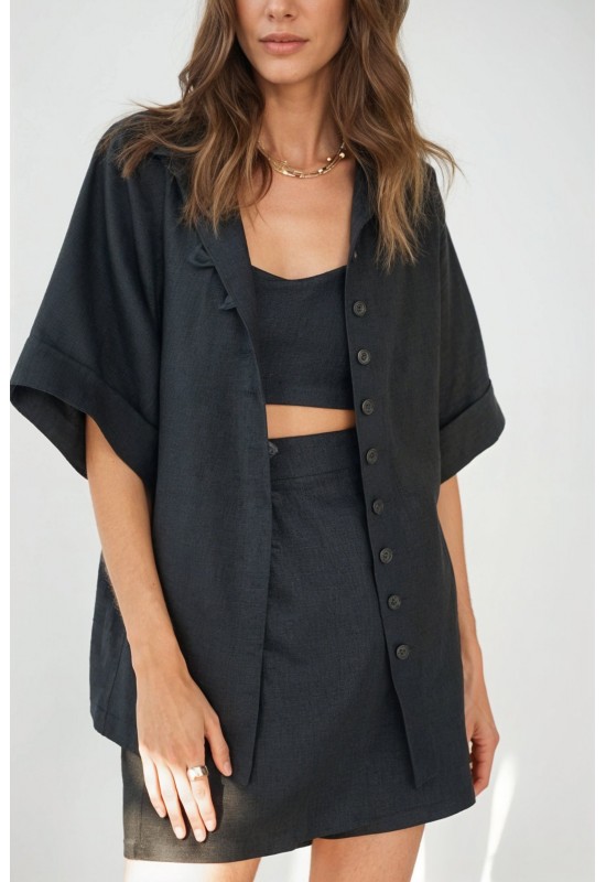 Linen Skirt-Shorts for Women 