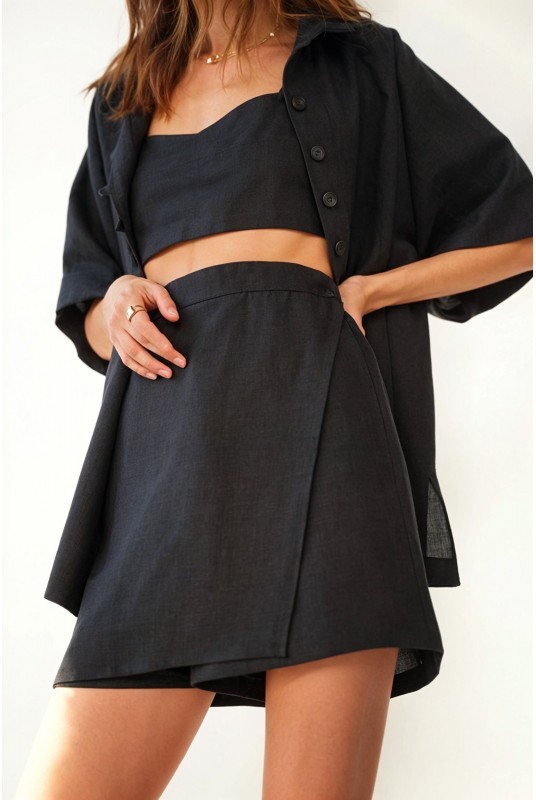 Linen Skirt-Shorts RENATA in various colors