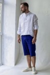 Men's Linen Shorts | Classic Long Cut Shorts