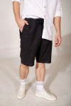 Drawstring Men's Linen shorts with Elastic Waist