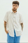 Linen Shirt for Men | Short Sleeve Button-Up