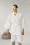 Linen Kimono Robe for Men