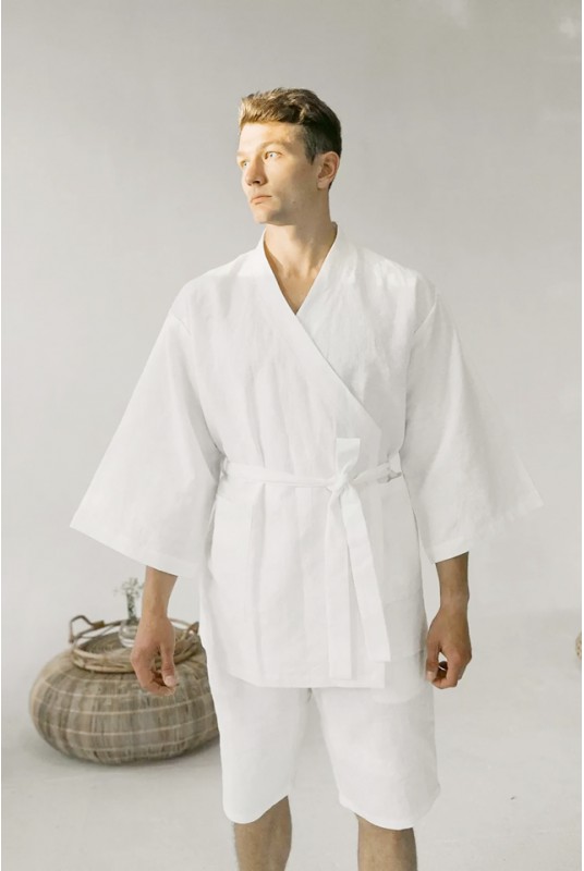 Linen robe Sam in various colors