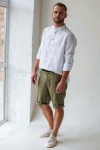 Men's Linen Shorts | Classic Long Cut Shorts