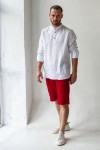Men's Linen Shorts | Classic Long Cut Shorts