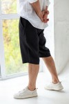Men's Linen Shorts | Classic Long Cut Shorts