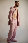 Men's Linen Pajama Set with Shirt and Pants
