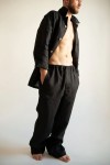 Men's Linen Pajama Set with Shirt and Pants
