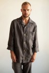 Men's Linen Pajama Set with Shirt and Pants